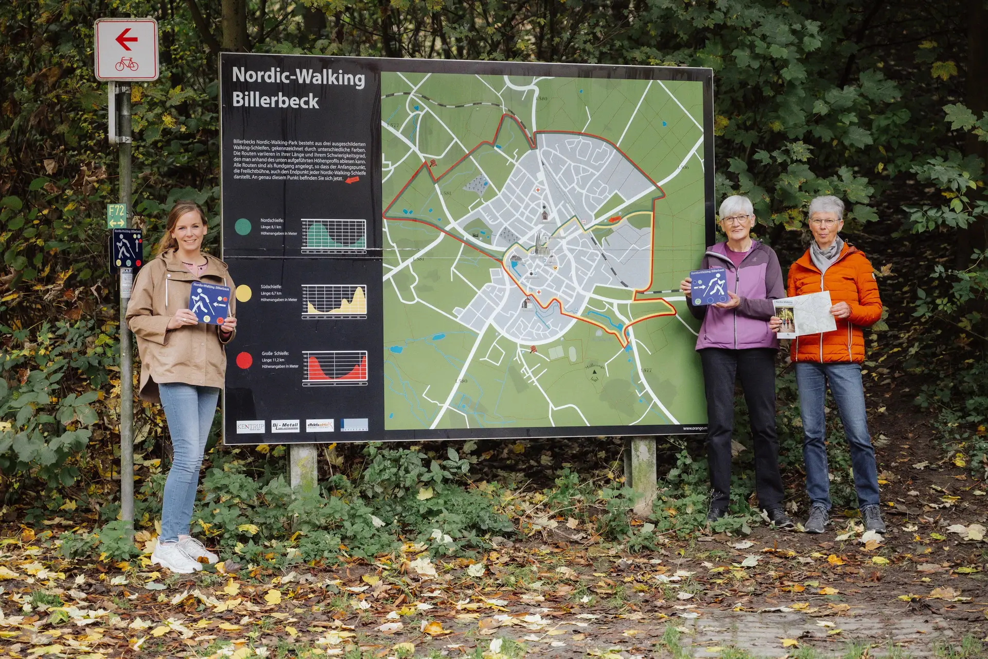 Neue Nordic-Walking-Routen in Billerbeck