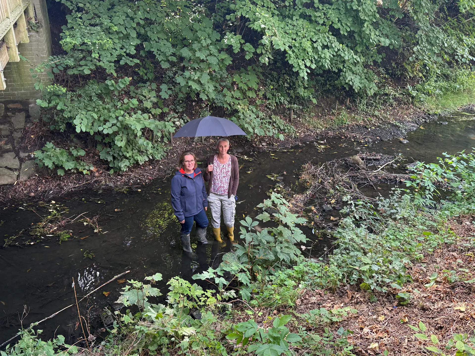 Klimaanpassungs-Spaziergang in Senden: Lösungen für Starkregenvorsorge und Hitzeschutz