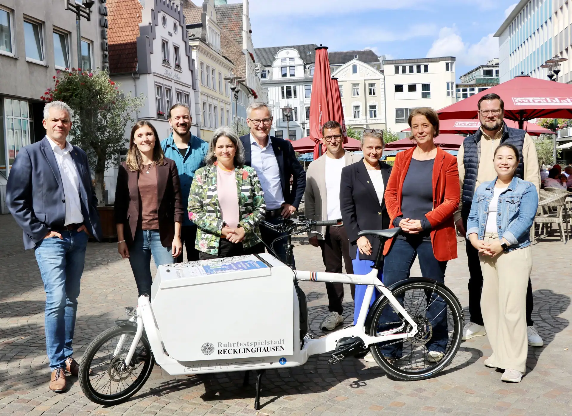 Fahrrad- und Nachhaltigkeitstag auf dem Altstadtmarkt in Recklinghausen