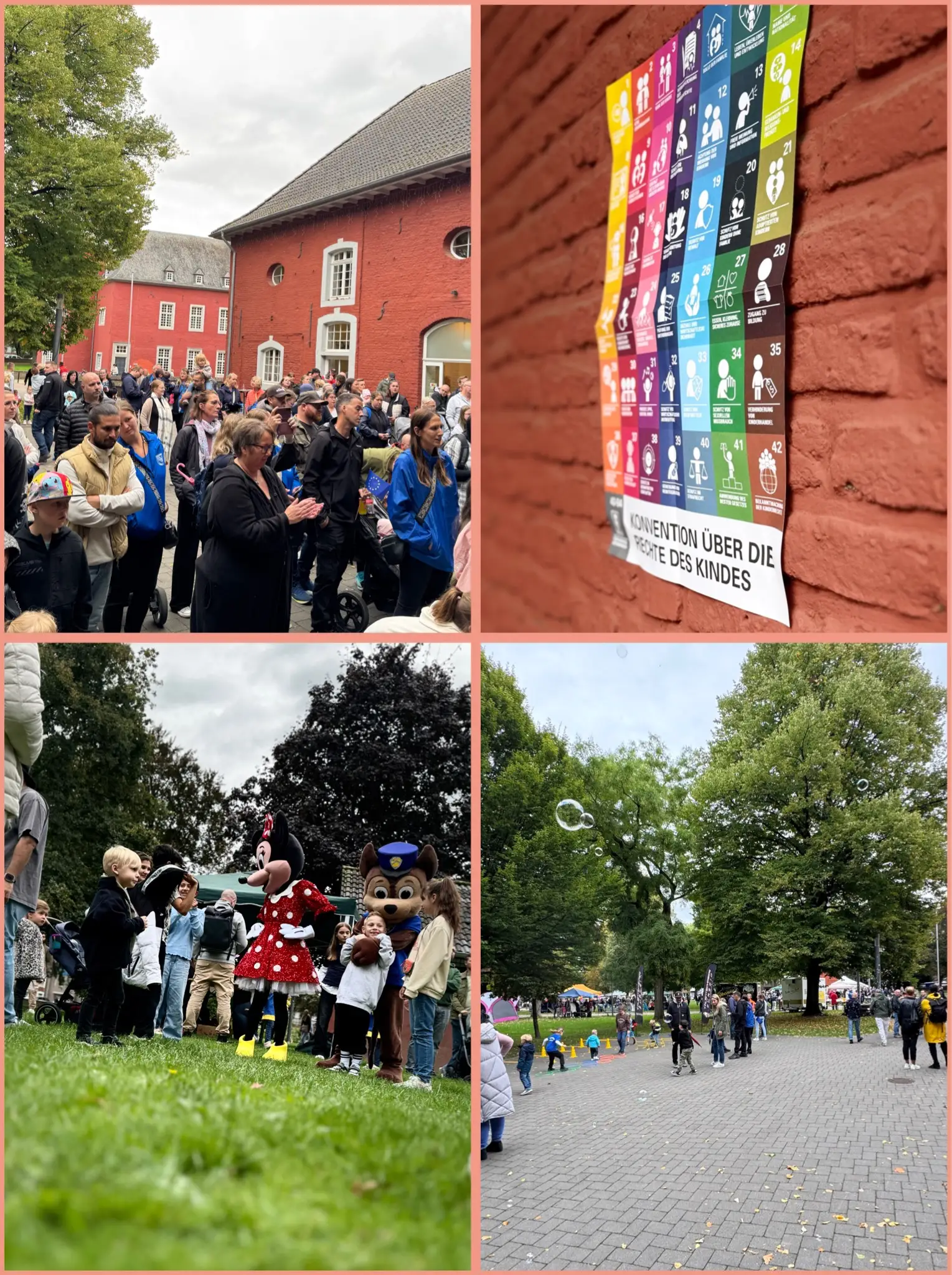 Weltkindertag im Burgpark Alsdorf mit Bühnenprogramm und Mitmachaktionen