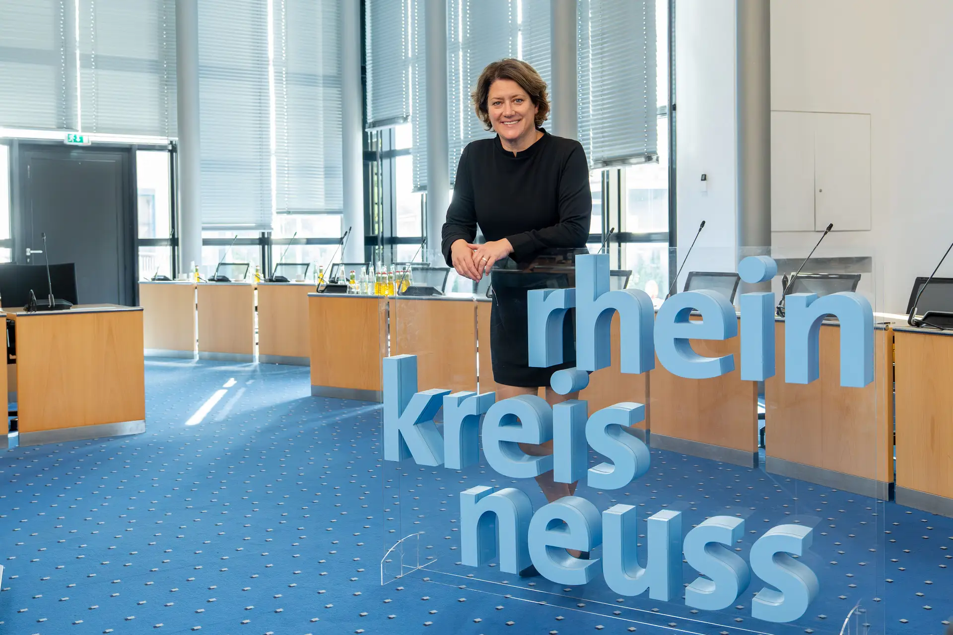 Katharina Reinhold, Landrätin, Rhein-Kreises Neuss, KSS, Kreissitzungssaal Grevenbroich