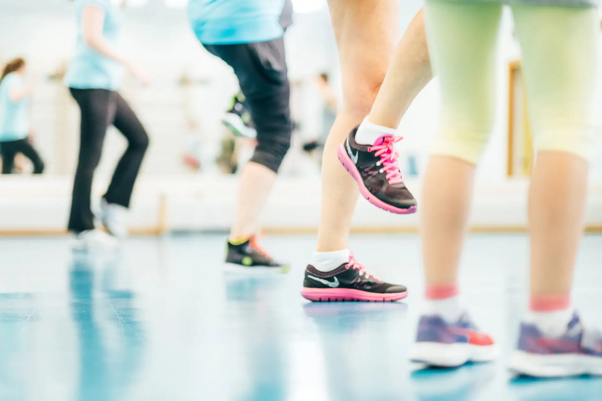 Im Zumba-Kurs gibt es Spaß und Fitness.
