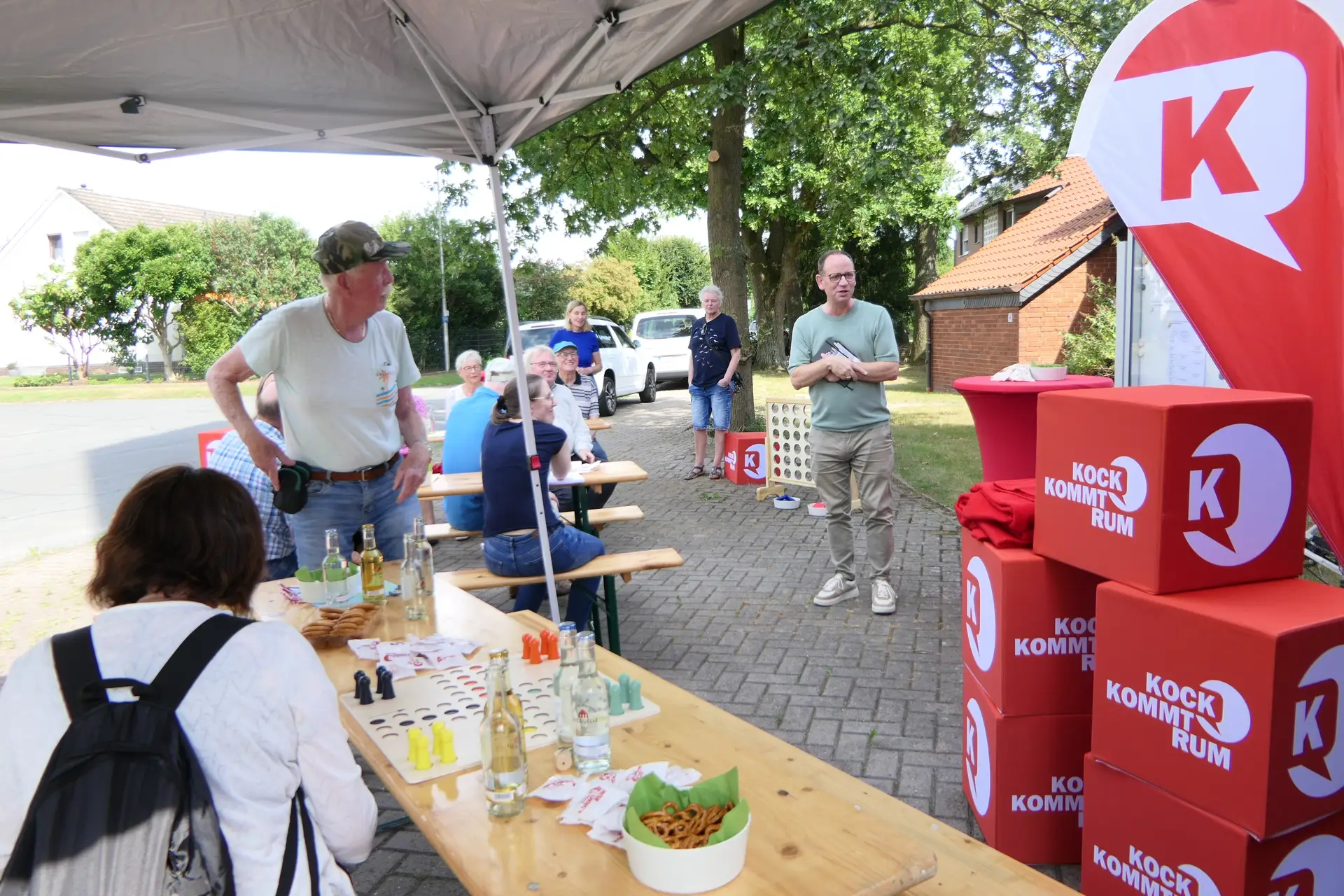 Bürgermeister Peter Kock lädt zum offenen Treffen in die Boulegärten ein