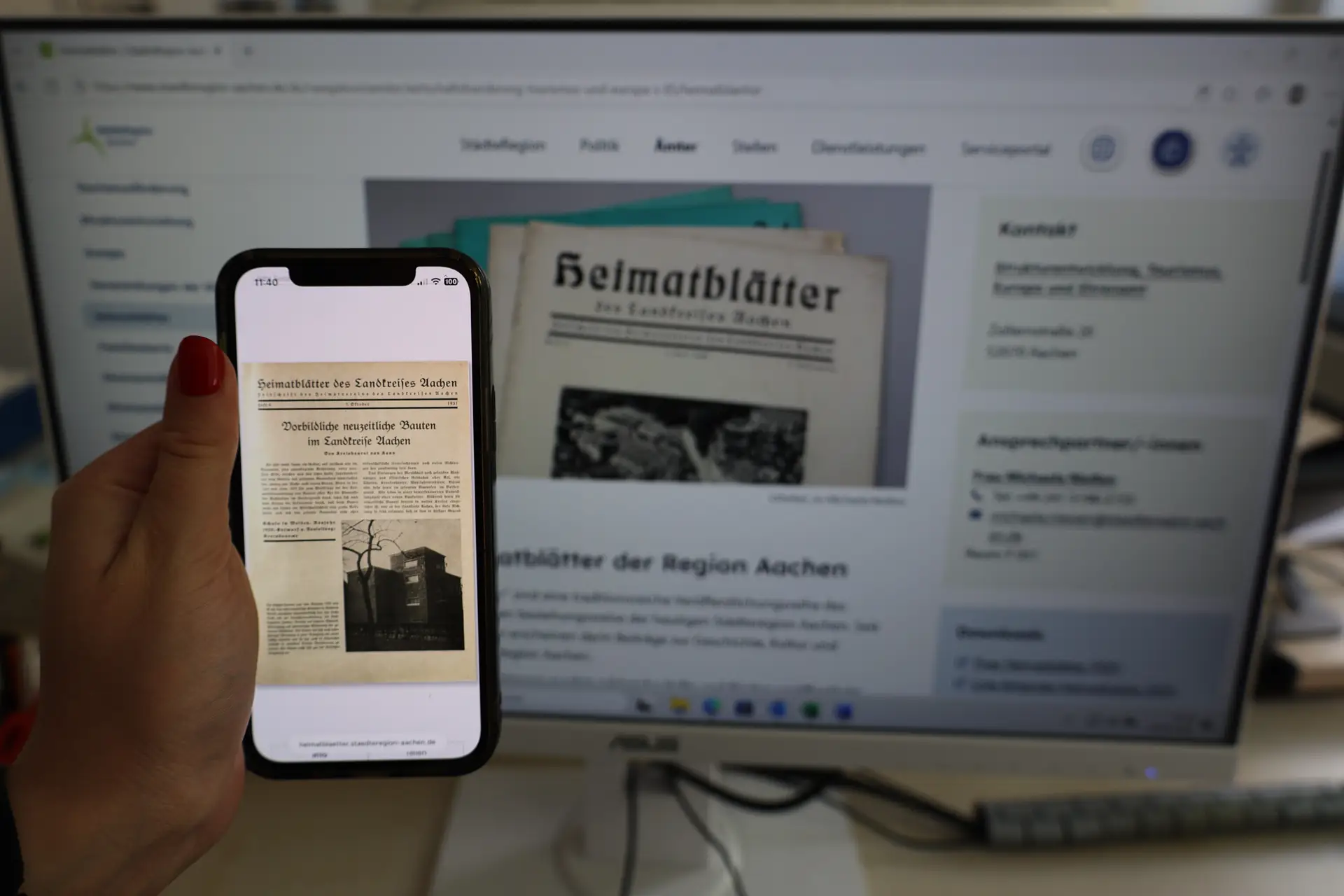 Heimatblätter des ehemaligen Landkreises Aachen digital verfügbar