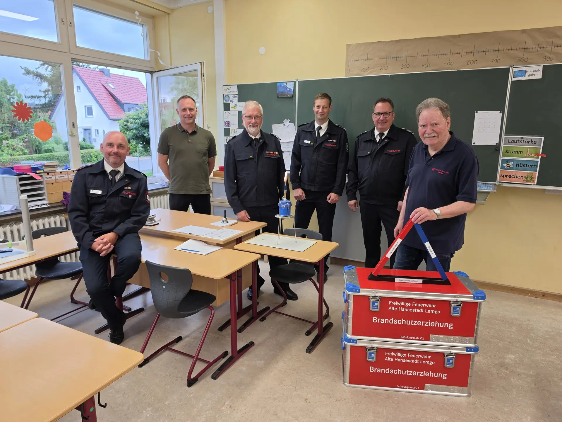 Aus dem gemeinsamen Pilotprojekt der Löschgruppe Brake und der damaligen Grundschule Brake ist ein Erfolgsmodell geworden, das Kinder stark für den Ernstfall macht.