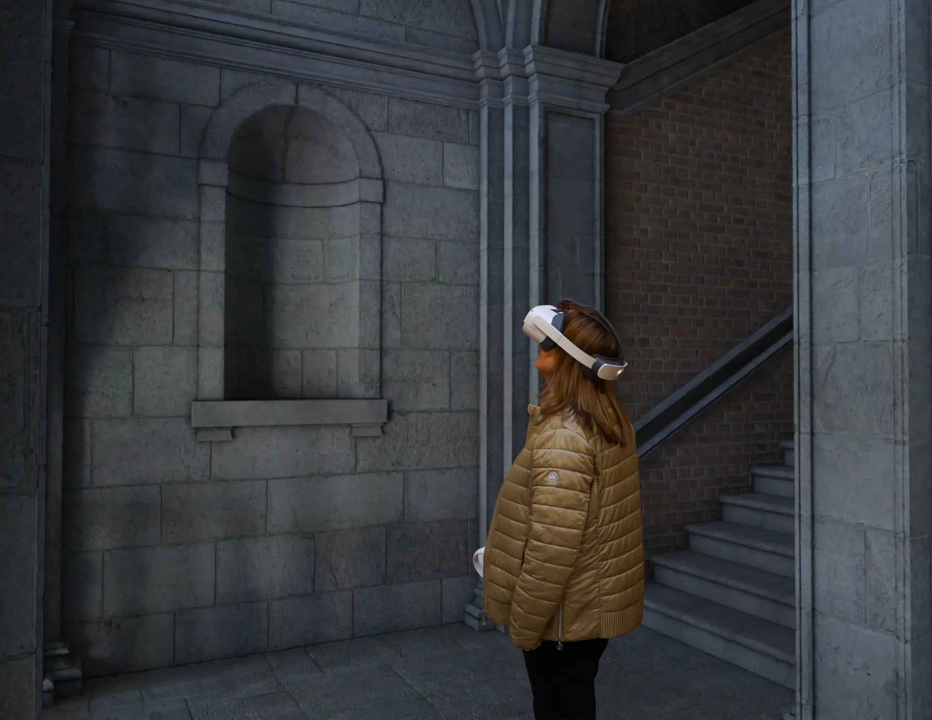 3D-Brille in Aktion.