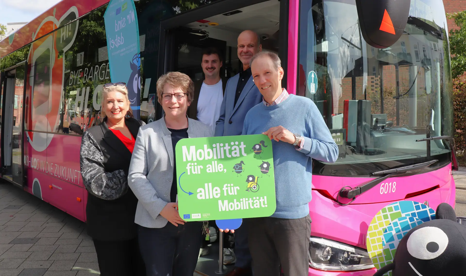 Stephan Kopp, Verkehrsdezernent des Kreises Mettmann, und Marcel Beckmann, Mobilitätsmanager des Kreises.