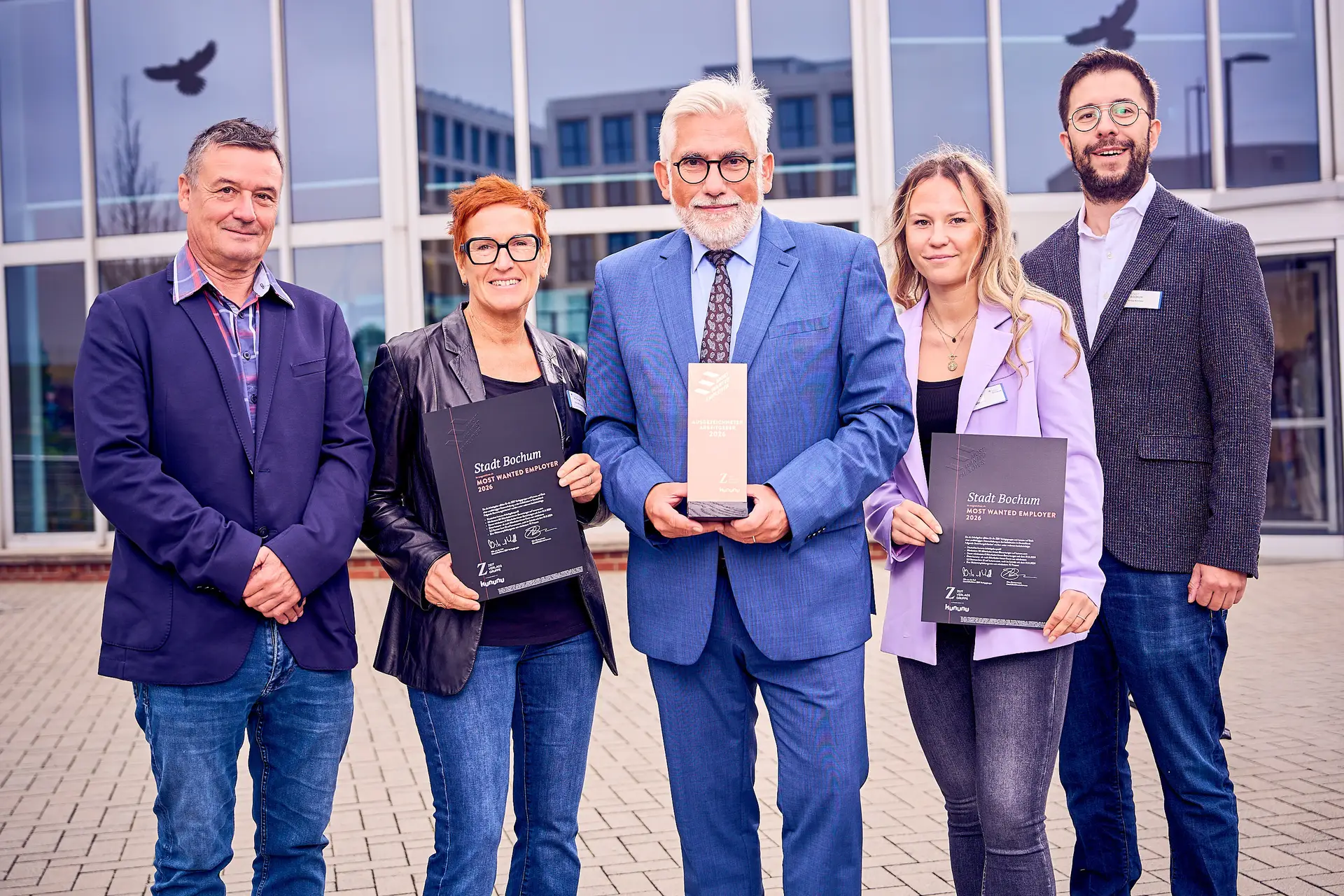 Stadt Bochum im Arbeitgeber-Ranking „Most Wanted Employer 2026“ auf Platz 19