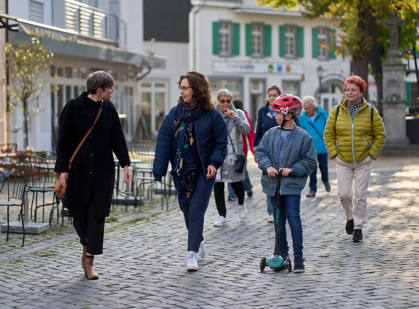 Die kommende Kunstführung am Dienstag, 6. Oktober, startet in der Monheimer Altstadt.