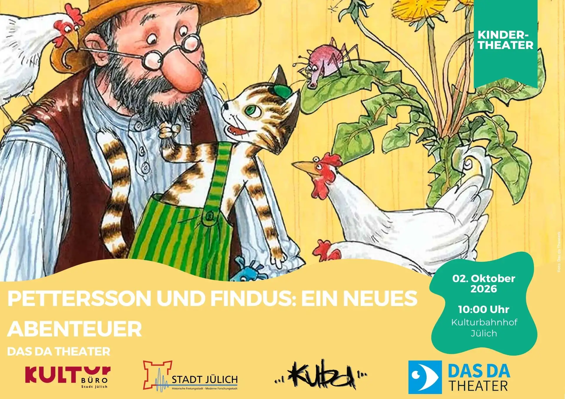 Pettersson und Findus erleben ein neues Abenteuer.