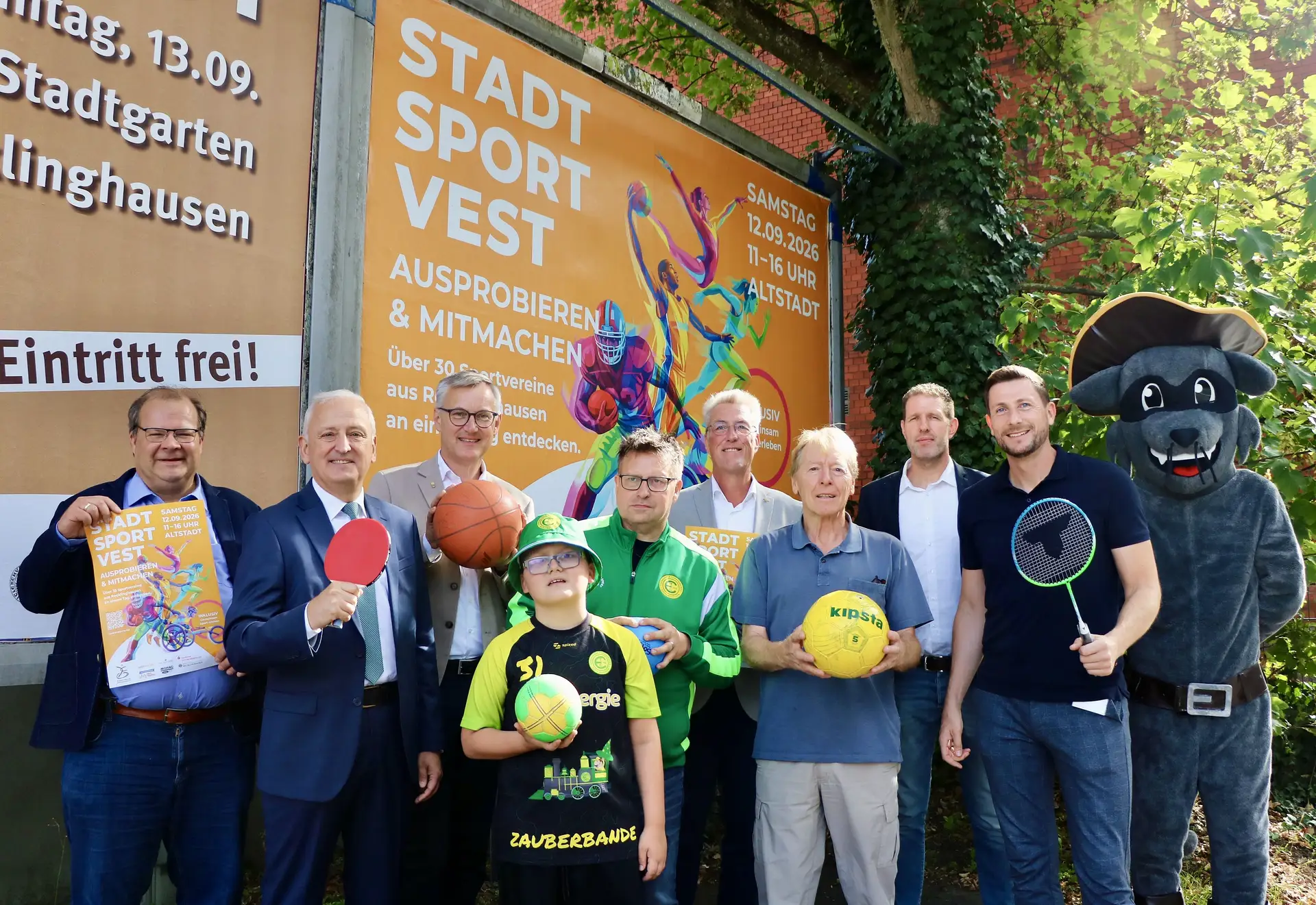 StadtSportVest in Recklinghäuser Altstadt mit 34 Sportvereinen