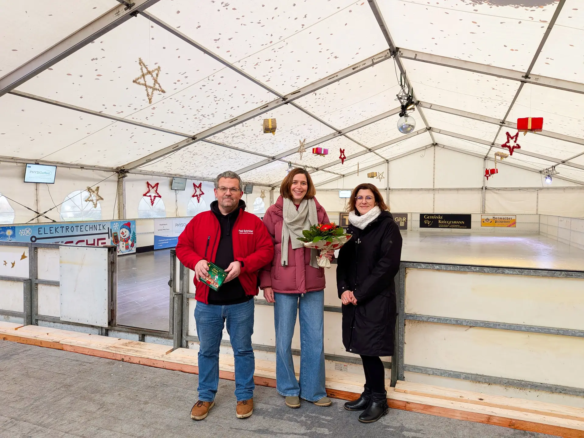 Eisbahn in der Gartenschau Bad Lippspringe